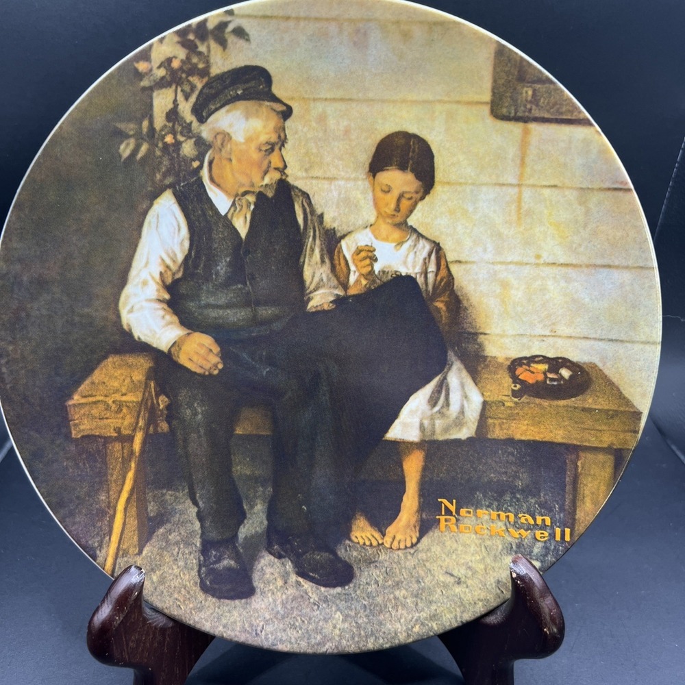 1979 Norman Rockwell The Lighthouse Keeper's Daughter Collector Plate By Knowles